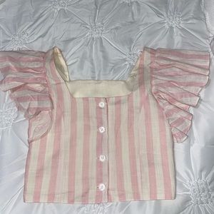 Linen Crop Top